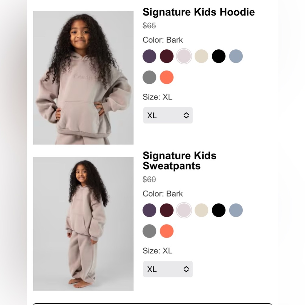 Comfrt Signature Kids Set Bark Hoodie and Sweatpants